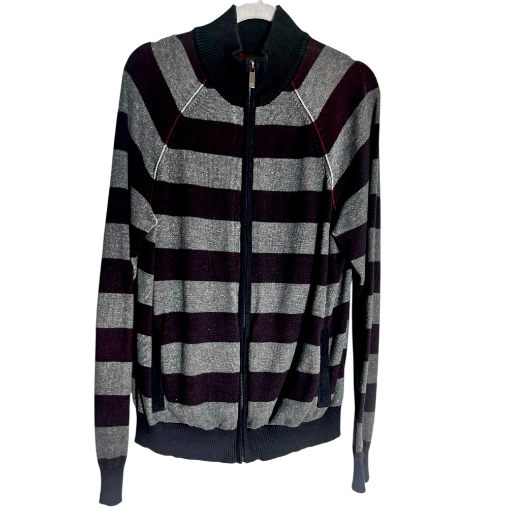 Kenneth Cole Reaction Unisex Front Zippered Sweater with Pockets.
